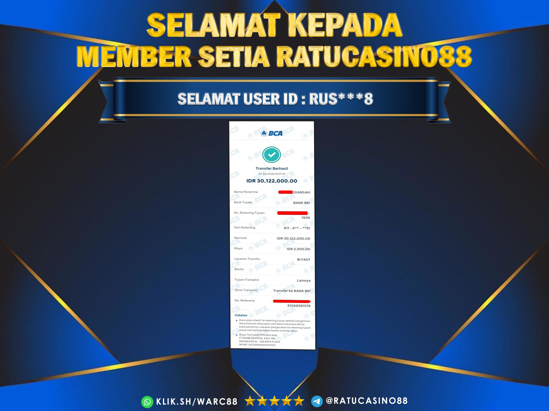 WITHDRAWAL MEMBER 237